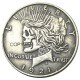 Hobo Peace Dollar1921/1921 Skull Zombie Skeleton Silver Plated Copy Coins