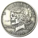 Hobo Peace Dollar1921/1921 Skull Zombie Skeleton Silver Plated Copy Coins