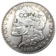 Hobo Morgan Dollar 1889P/CC/S/O Skull Zombie Skeleton Different Types , Back Silver Plated Copy Coins