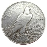 Hobo Peace Dollar 1922 Skull Zombie Skeleton Silver Plated Copy Coins