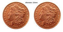 USA 3pcs/lot 1885 Morgan Two Faces Just For Fidget Spinner DIY 100% Copper Copy Coin(Diameter:22mm) USA 3pcs/lot 1885 Morgan Two Faces Just For Fidget Spinner DIY 100% Copper Copy Coin(Diameter:22mm)