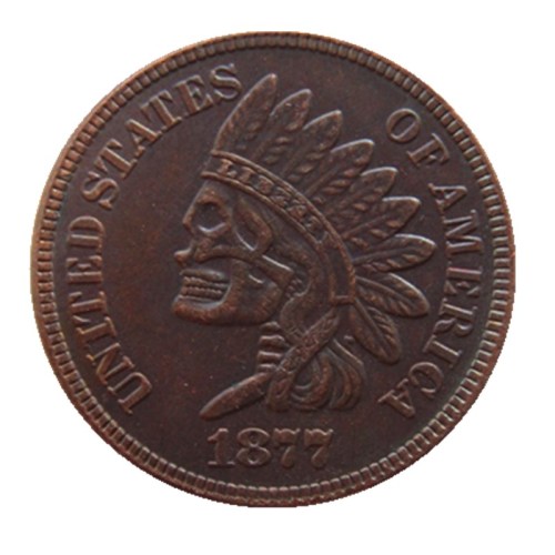 USA 3pcs/lot Indian Head Cent Two Faces Just For Fidget Spinner DIY 100% Copper Copy Coin(Diameter:22mm)
