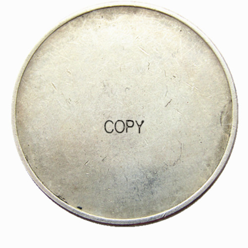 KH01 Burma Uniface Obverse Die Trial in Lead of Kyat (Rupee) CS 1214 (1852) Silver Plated Copy
