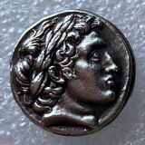 G(86)Ancient Greek Silver Plated Copy Coin