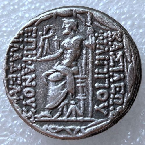 G(89)Ancient Greek Silver Plated Copy Coin