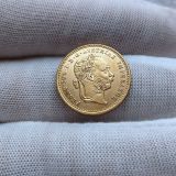 Copy Austria 1 Ducat -Franz Joseph I 1876 Diameter 20MM Pure Gold-Plated Coins