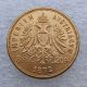 Copy Austria 8 Florins -Franz Joseph I 1872 Diameter 21MM Pure Gold-Plated Coins