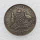 Australia 1 Florin George V 1925  Silver Plated Copy Coins (28.5MM)