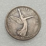 Poland 5 Zlotych Nike 1932 Silver Plated Copy Coins (33mm)