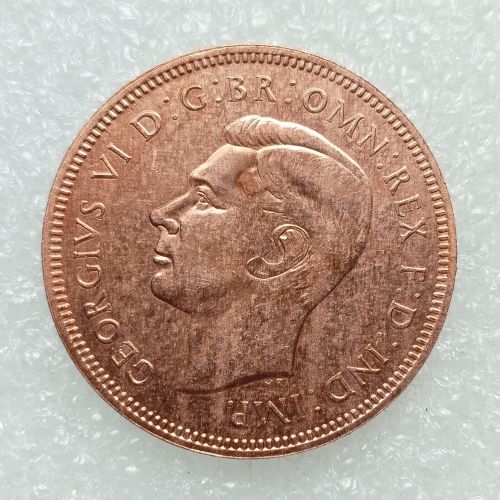 Australia 1 Penny George VI 1954 100% Copper Copy Coins (30.8MM)