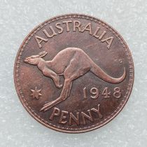 Australia 1 Penny George VI 1948 100% Copper Copy Coins (30.8MM) Australia 1 Penny George VI 1948 100% Copper Copy Coins (30.8MM)