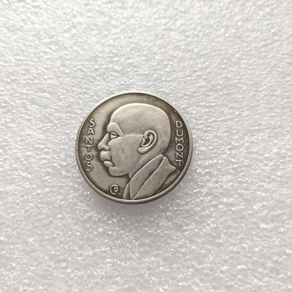 Brazil 1937 5000 Ries Silver Plated Copy Coins