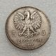 Poland 5 Zlotych Nike 1930 Silver Plated Copy Coins (33mm)