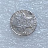US Three Cents 1859-1873 Silver Plated Copy Coin