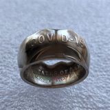 Handmade Ring By France Octagonal Coin Silver Plated Copy Coins In Sizes 8-16