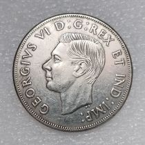 Canada 1 Dollar George VI 1945-1948 Silver Plated Copy Coins(36mm)