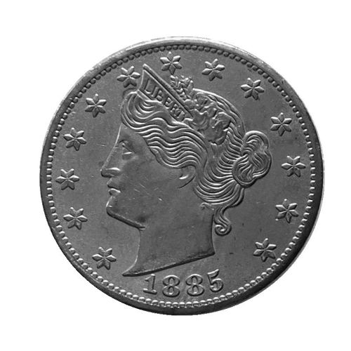 US Five Cents 1885 Liberty Nickel Copy Coins