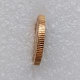 PHILIPPINES 4 Peso 1861 Gold Plated copy coins (21.2mm)