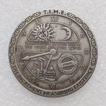 HB(247)HOBO US Morgan Silver Plated Dollar skull zombie skeleton Copy Coin