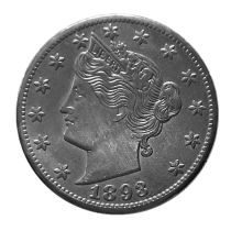 US Five Cents 1893 Liberty Nickel Copy Coins