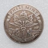 HB(245)HOBO US Morgan Silver Plated Dollar skull zombie skeleton Copy Coin