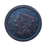 US 1852 Braided Hair Half Cent Copper Copy Coin(23mm)