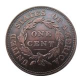 US 1838 Coronet Head Cent Copper Copy Coin