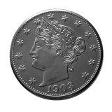 US Five Cents 1903 Liberty Nickel Copy Coins
