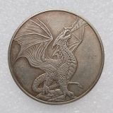 HB(234)HOBO US Morgan Silver Plated Dollar skull zombie skeleton Copy Coin