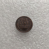 US(19) Hobo Nickel 1958 Lincoln Wheat Penny Pressed Copy Coin