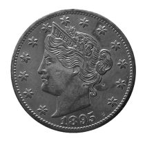 US Five Cents 1895 Liberty Nickel Copy Coins