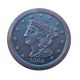 US 1854 Braided Hair Half Cent Copper Copy Coin(23mm)