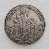 HB(240)HOBO US Morgan Silver Plated Dollar skull zombie skeleton Copy Coin