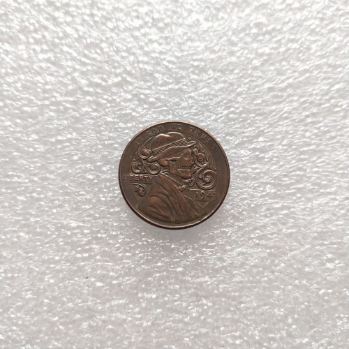 US(14) Hobo Nickel 1943 Lincoln Wheat Penny Pressed Copy Coin