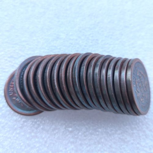 US 1847 Braided Hair Half Cent Copper Copy Coin(23mm)