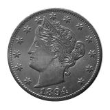 US Five Cents 1894 Liberty Nickel Copy Coins