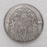 HB(255)HOBO US Morgan Silver Plated Dollar skull zombie skeleton Copy Coin