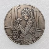 HB(248)HOBO US Morgan Silver Plated Dollar skull zombie skeleton Copy Coin