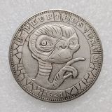 HB(252)HOBO US Morgan Silver Plated Dollar skull zombie skeleton Copy Coin