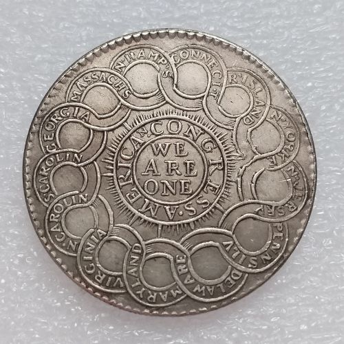 USA 1776 Dollar Silver Plated Copy Coin