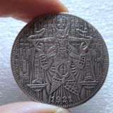 HB(274)HOBO US Morgan Silver Plated Dollar skull zombie skeleton Copy Coin