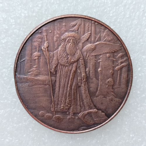 HB(286)HOBO US Copper Dollar skull zombie skeleton Copy Coin