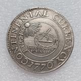 USA 1776 Dollar Silver Plated Copy Coin