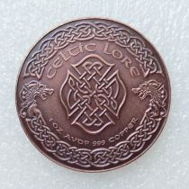 HB(288)HOBO US Copper Dollar skull zombie skeleton Copy Coin