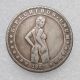 HB(269)HOBO US Morgan Silver Plated Dollar skull zombie skeleton Copy Coin