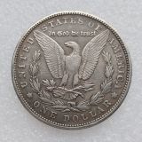 HB(279)HOBO US Morgan Silver Plated Dollar skull zombie skeleton Copy Coin