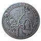 HB(271)HOBO US Morgan Silver Plated Dollar skull zombie skeleton Copy Coin