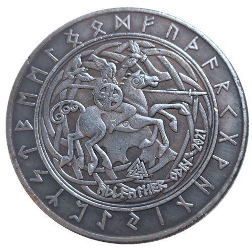 HB(276)HOBO US Morgan Silver Plated Dollar skull zombie skeleton Copy Coin