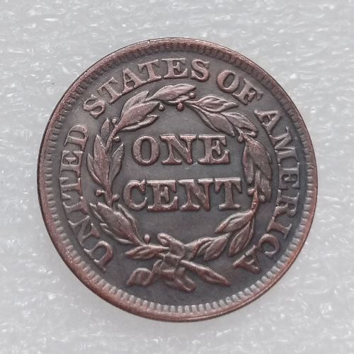 US Coins 1857 Braided Hair Large Cents 100% Copper Coins