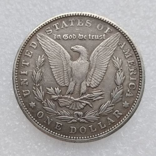 HB(289)HOBO US Morgan Silver Plated Dollar skull zombie skeleton Copy Coin
